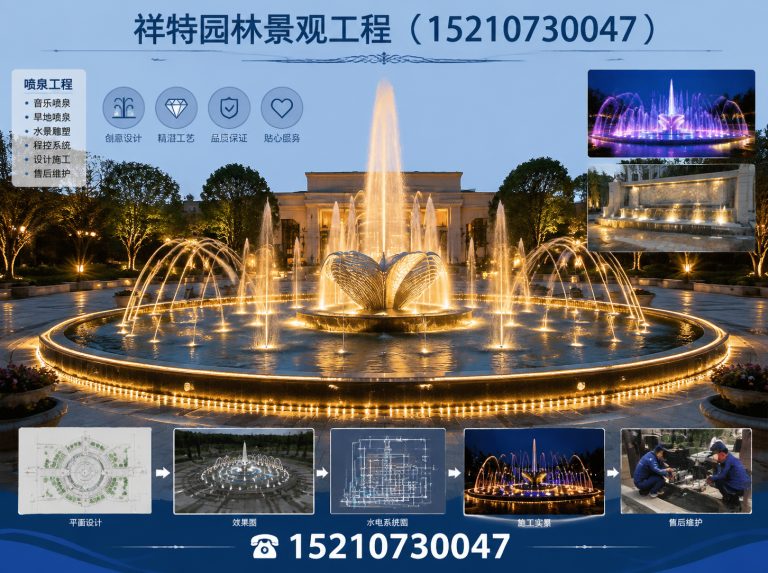 易县喷泉工程展示图